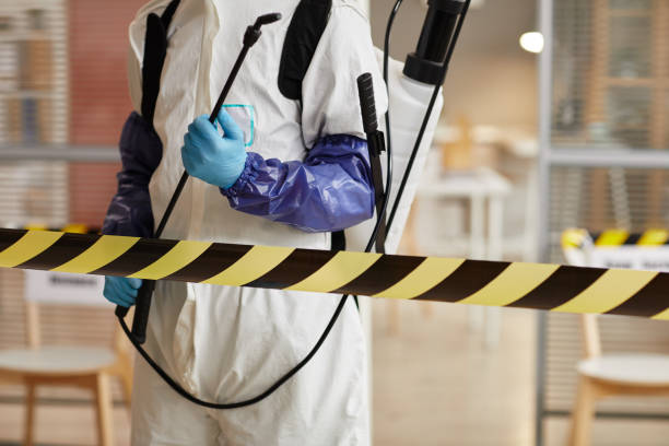 Professional Trauma Scene Cleanup technician working in Simla, CO